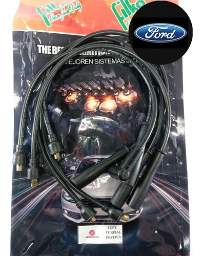Cables De Bujías Ford Festiva 4 Cilindros Full Inyeccion