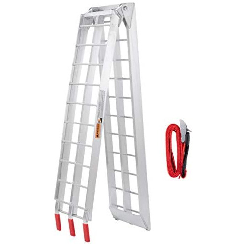 Motorcycle Ramp For Pickup Trucks 7.5ft Folding Aluminu...