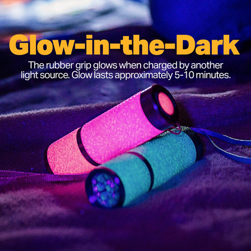 Linterna 9 Luces Led Que Brilla En La Oscuridad 6 Unidades