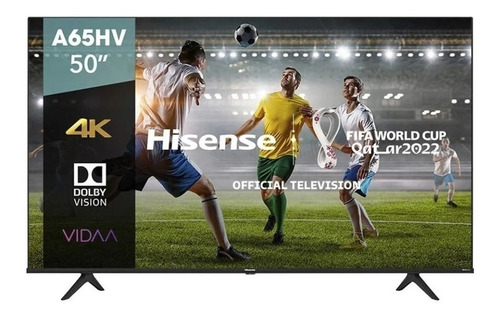 Imagen 1 de 4 de Smart TV Hisense 50A65HV LED Vidaa 4K 50" 120V