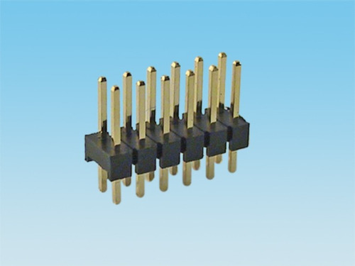 Poste 2x5 Pines Macho Recto 2.54x2.54mm Header Dorado X 5 Un