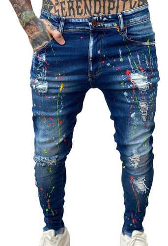 calças skinnies masculinas mercado livre