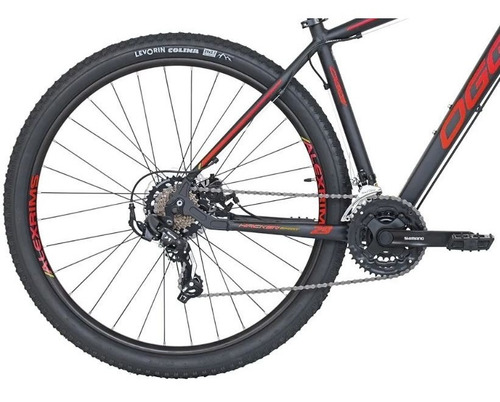 Imagem 2 de 8 de Bicicleta Mtb Aro 29 Oggi Hacker Sport Pto Verm Dour Tam 17