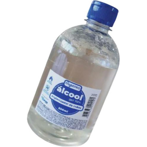 Alcool Em Gel 70 Embalagem De 200grs