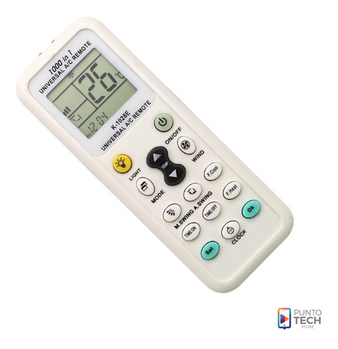 Imagen 3 de 6 de Control Remoto Universal Aire Acondicionado + 1000 Marcas