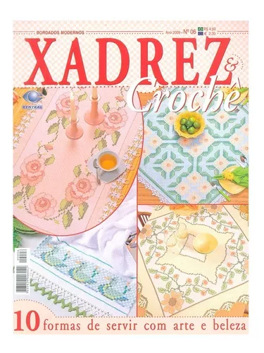 Revista Bordados Modernos Xadrez & Crochê Ano 2009 N° 05