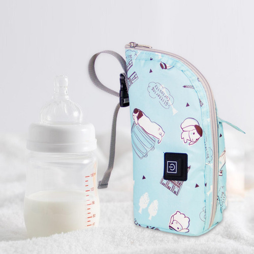 Bolsa Para Biberón Infantil, Calentador De Biberón De Azul