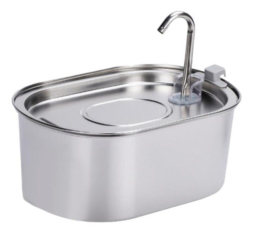 Fuente De Agua De Acero Inoxidable Para Gatos, Bebedor