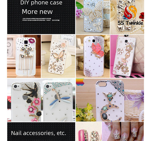Accesorios De Uñas Diy De Resina Y Strass Al Mayoreo