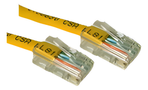 C2g 25ft Cat5e Crossover Patch Cable Yellow