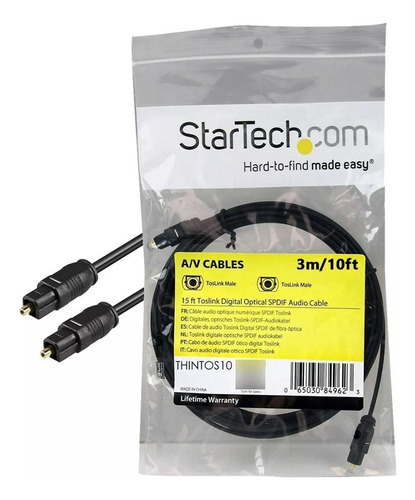 Cable Audio Optico 3 M Toslink Ps4 Xbox One 360 Blu Ray Ps3 (Usado)