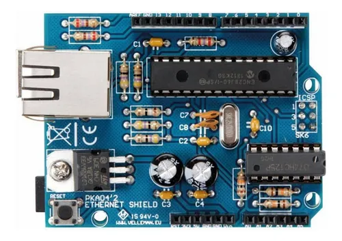 Escudo Ethernet Hq Para Arduino Kit De Conexión De Red