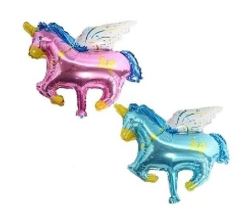 10 Globo Unicornio 35 Cm S/ Soportes Baby Shower Nacimientos