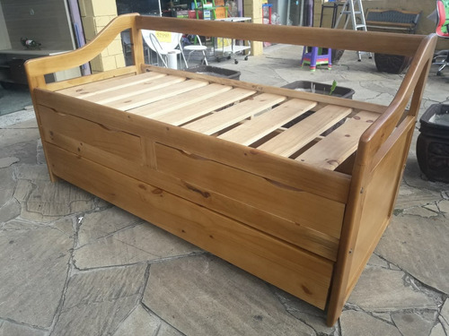 Cama Marinera De 1 Plaza Con Cajones Y Cama Auxiliar