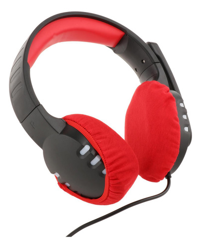 5 Fundas Para Auriculares Funda Antipolvo Suave 8cm Rojo