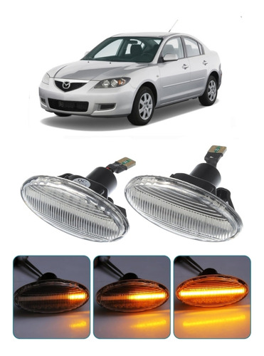 Luz Led De Giro Para Mazda 3 Direccional /2004-2009 Acc/lujo