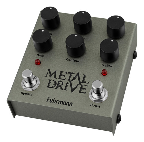 Pedal De Efeito Para Guitarra Metal Drive Fuhrmann Cor Chumbo