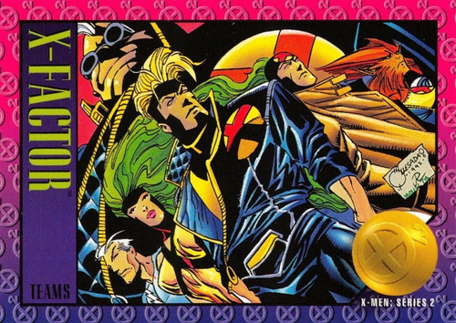 Estampa Tarjeta Marvel Xmen 1993 Series 2 Excalibur # 83