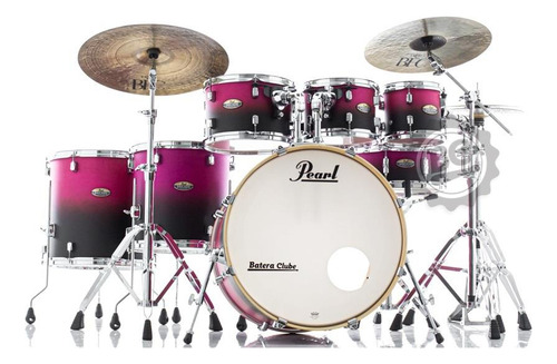 Bateria Pearl Decade Raspberry 20,8,10,12,14,16 Shellpack