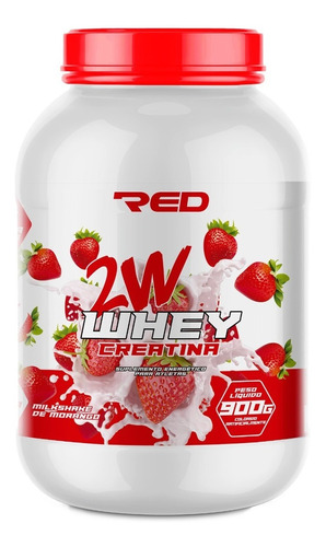Imagem 1 de 4 de 2w 100% Whey 900g - Red Series - Sem Soja - Whey Protein