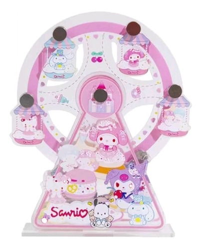 Juguete Armable Rueda Fortuna Acrilico Sanrio Hello Kitty