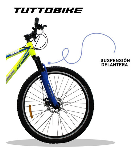Bicicleta De Aluminio Doble Suspensión Monk Flashingbike