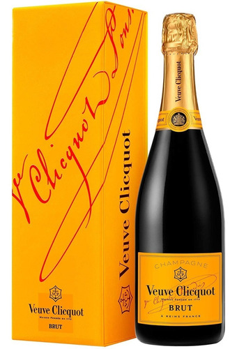 Champagne Veuve Clicquot Brut 750 Con Estuche-origen Francia