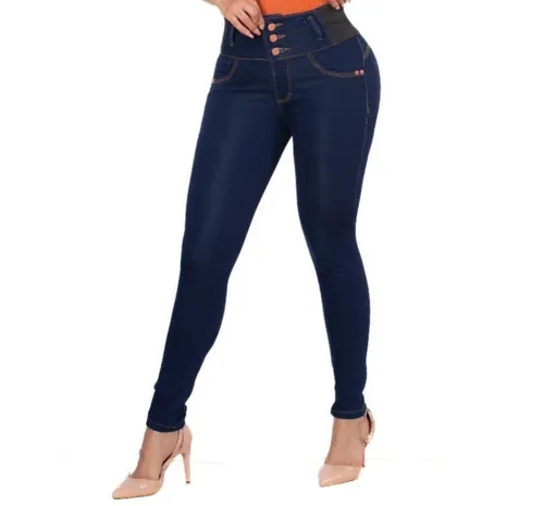 Pantalon Dama Mujer Mezclilla