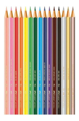Set 12 Colores + 3 Colores Metalizados Faber Castell - Mosca