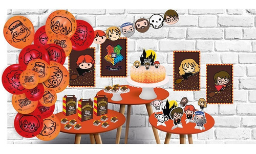 Festa Harry Potter Kids - Kit Decorativo Só Um Bolinho 