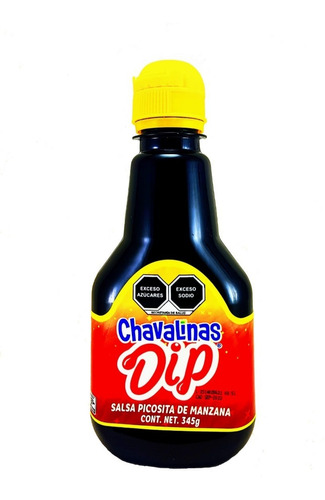 Chavalinas Dip Salsa Picosita Manzana 345g 5 Unidades 