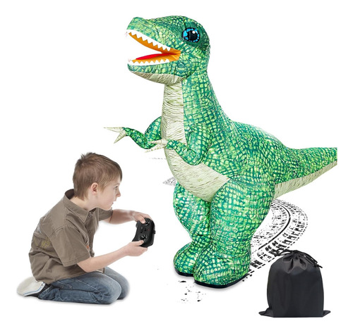 Juguete Inflable De Dinosaurio Con Control Remoto Para Niños