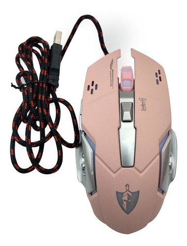 Mouse De Juego Con Rgb 6 Botones Colores Pc Gamer Gaming 