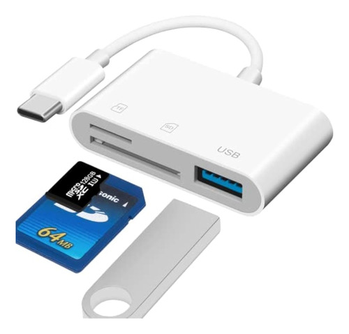 Lector De Tarjetas Usb C, Lector De Tarjetas De Memoria Usb