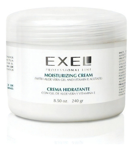 Crema Hidratante Facial Exel Aloe Vera Vitamina E X 500gr Momento de aplicación Día Tipo de piel Normal