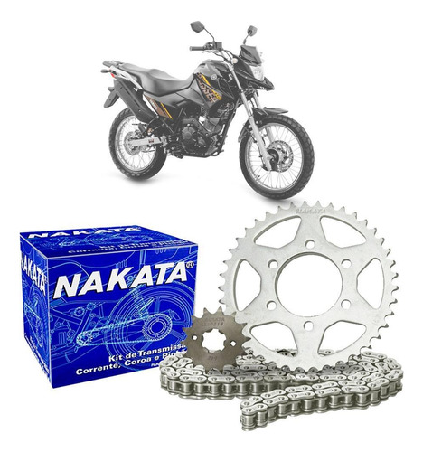 Kit Relação Transmissão Yamaha Xtz 150 Crosser 2014-2020