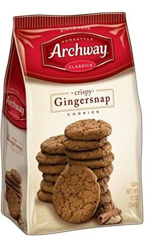 Archway Crispy Gingersnap Cookies, 12 Onza