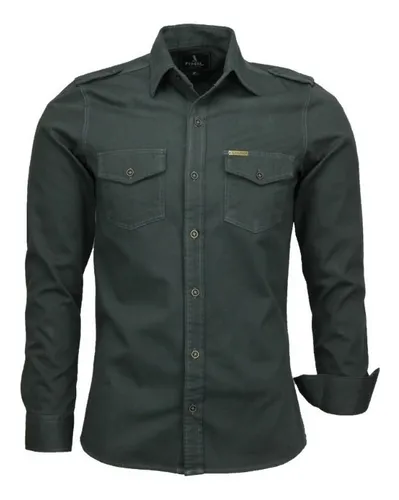 Camisas estilo online militar