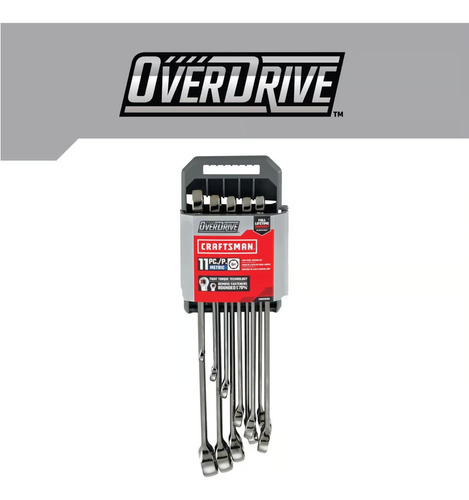 Llave Combinada Craftsman Overdrive Cmmt87811 1/4-7/8