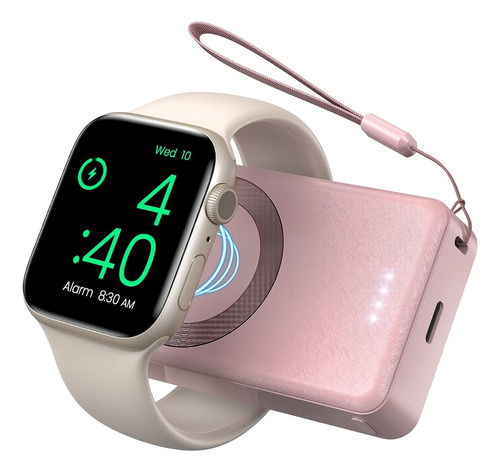 Cargador Portatil Inalambrico Lvfan Magnetico De Apple Watch