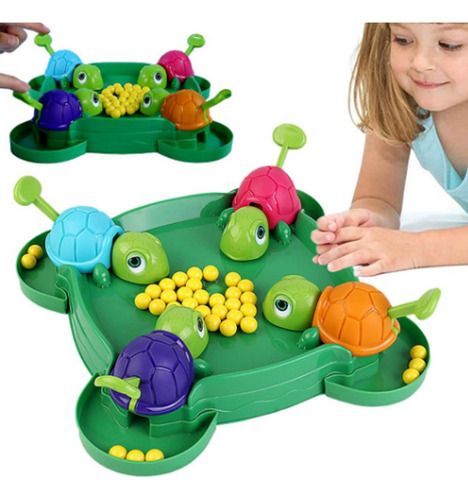 Juego Interactivo De Gula De Tortugas Que Come Frijoles For