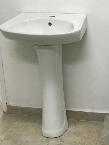 Lavamanos Blanco Con Pedestal