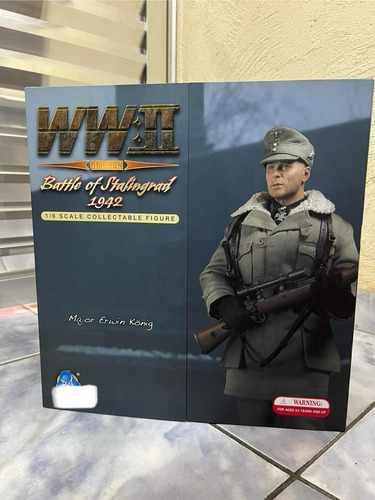 Figura Wwii Battle Of Stalingrad Major Erwin König 1/6 Did