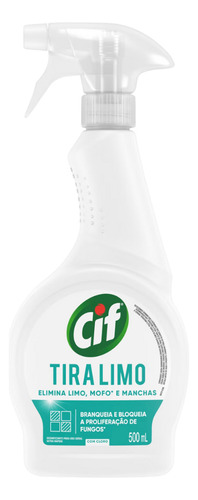 Cif Tira Limo Com Cloro 500ml - Kit 3 Un Com Gatilho