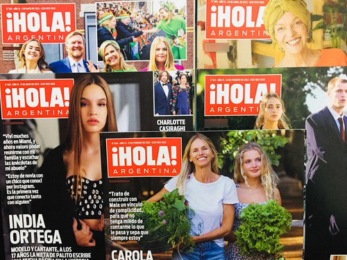 Pack 25 Revistas Hola Argentina Usadas Sin Crucigrama (Usado)