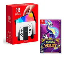 Comprar Consola Nintendo Switch Oled Blanco + Pokemon Violet