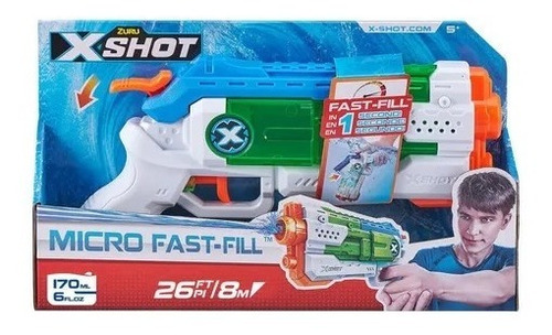 Pistola De Agua Micro Fast Fill X Shot 56220