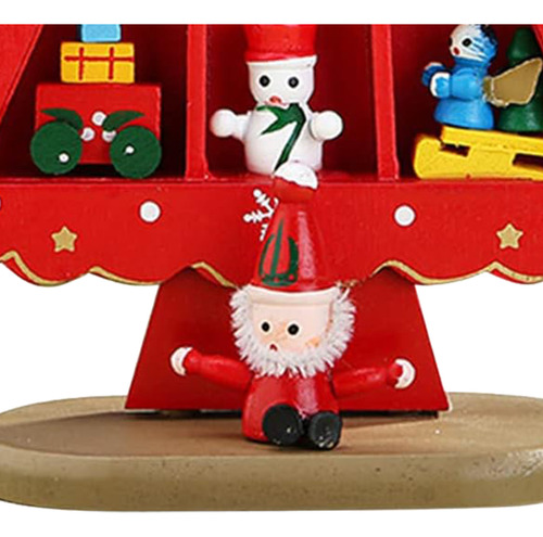 Árbol De Navidad De Madera De Mesa Exquisito Mini