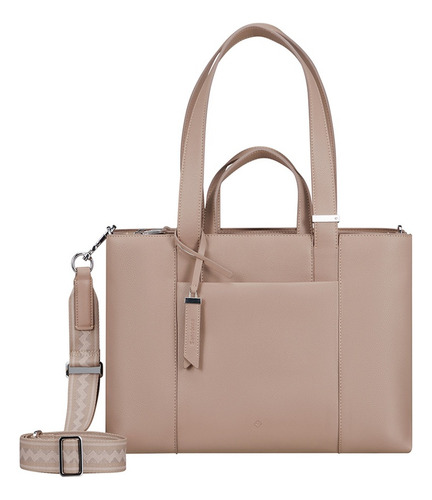 Laptop Bailhandle Samsonite Brightbeyond Tote 14.1 Beige