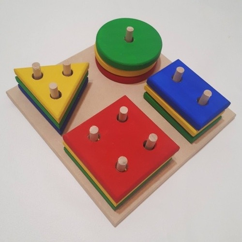 Juego Encastre Formas Geométricas - Didáctico - Niños